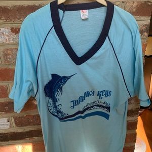 Vintage Florida Keys T-shirt v-neck